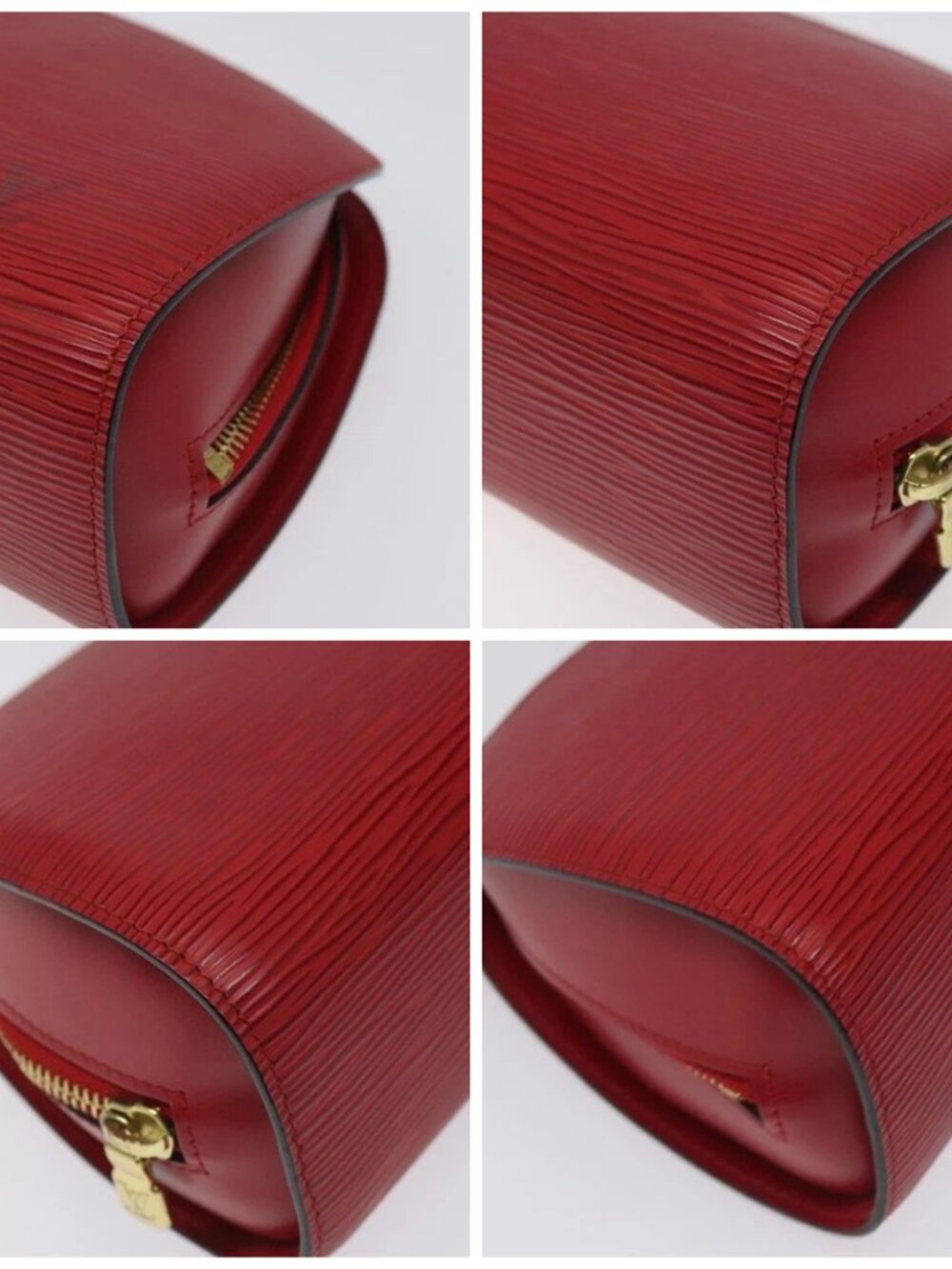 LOUIS VUITTON Epi Dauphine MM Pouch Red M48457 LV Auth th5640 - Picture 16 of 16